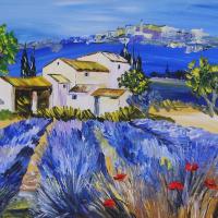 A / 31  VILLAGE PROVENCAL / 50X43 / 250 €  encadré