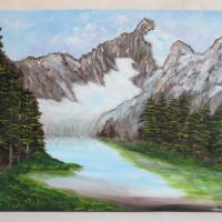 B / 2   GLACIER CANADIEN / 50X40 / 110 €