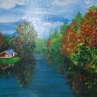 C / 4  CANADA / 40X30 / 200 € encadré