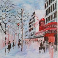 E / 7  MOULIN ROUGE PARIS / 38X46 / 110 €